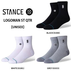 スタンス（STANCE）　A356A20LOG　バスケットボール　NBA ロゴ　クォーターソックス　LOGOMAN ST QTR　23FW｜as-y