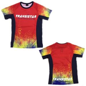 TRANSISTAR（トランジスタ）　HB19AT03　RED　ハンドボール　サイドメッシュゲームシャツ
