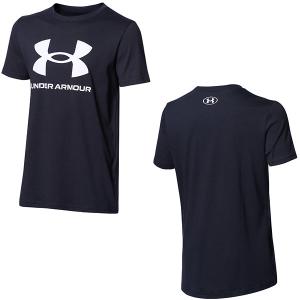 アンダーアーマー（UNDER ARMOUR）　1363282　001　マルチSP　ジュニア　UA スポーツスタイル ロゴ ショートスリーブ　21SS｜as-y