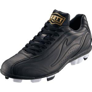 ZETT ブラック スパイクシューズ ゼット（ZETT） 送料無料 野球 スパイク メンズ レディース