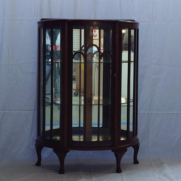 ＃3520アンティーク家具UKイギリス原産1930年代ディスプレイキャビネットヴィンテージ キャビネ...