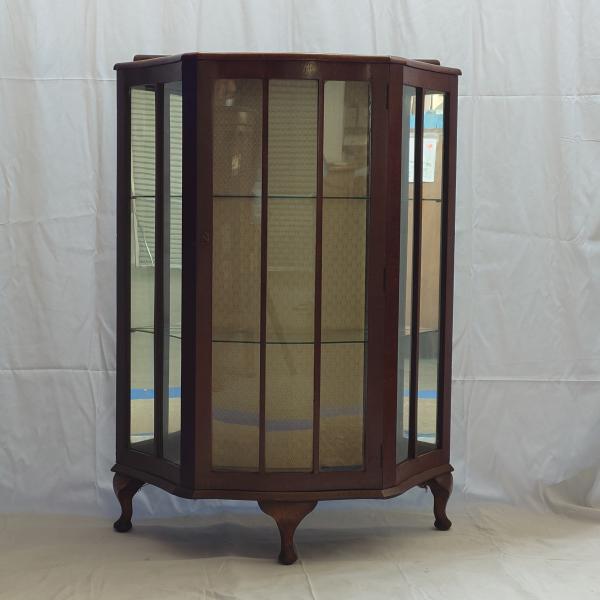 #3527アンティーク家具UKイギリス原産1930年代ディスプレイキャビネットヴィンテージ キャビネ...