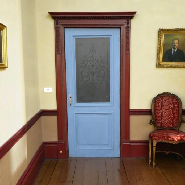 1920年代 ベルギーエッジングガラスドア