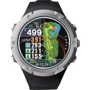 ショットナビ 腕時計型GPSゴルフナビ Shot Navi Evolve α エボルブ アルファ ブラック｜asada-net