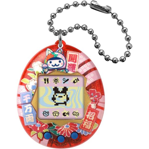 Original Tamagotchi 招き猫みみっち inspired by 江戸木目込人形 バン...