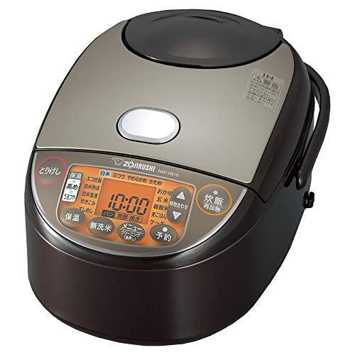 象印 炊飯器 5.5合  極め炊き IHタイプ ブラウン NW-VB10-TA マホービン ZOJI...