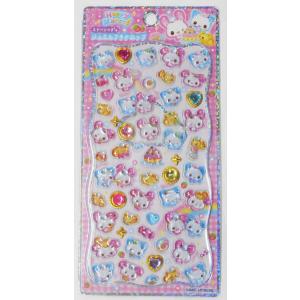 ストーン付ジュエルプチドロップステッカー　ハッピーマーチ　227464