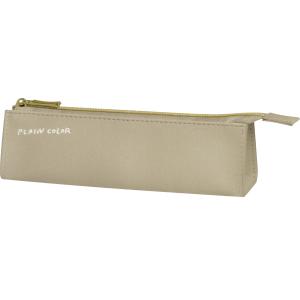 CRUX（クラックス） PLAIN COLOR ミニ三角ペンケース ディムベージュ