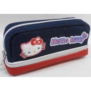 CRUX（クラックス） Hello kitty 筆箱 クリア2ルームペンケース