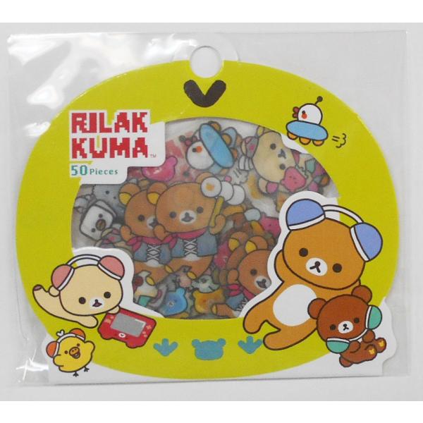 リラックマ　ゲーミングリラックマテーマ　クリアシールビッツ　SE67802