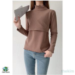 授乳服 授乳口付 妊婦服 トップス 服 安い ...の詳細画像2