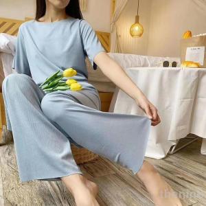 パジャマ レディース ルームウェア 半袖 長パ...の詳細画像5