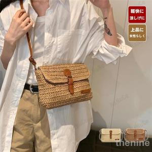 かごバッグ ショルダー 斜めがけ カゴバッグ 2...の商品画像