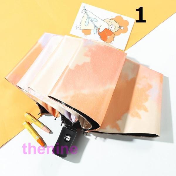 日傘 晴雨兼用 折りたたみ傘 自動開閉 軽量 遮光 レディース コンパクト 傘 UVカット 涼感 プ...