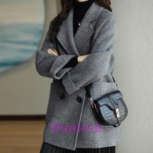 dinos（ディノス） ウール混 ビーバーPコート サステナブル 118801