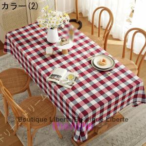 シンプル テーブルクロス 格子柄 テーブル 食...の詳細画像2