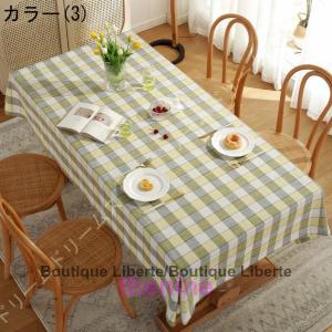 シンプル テーブルクロス 格子柄 テーブル 食...の詳細画像3
