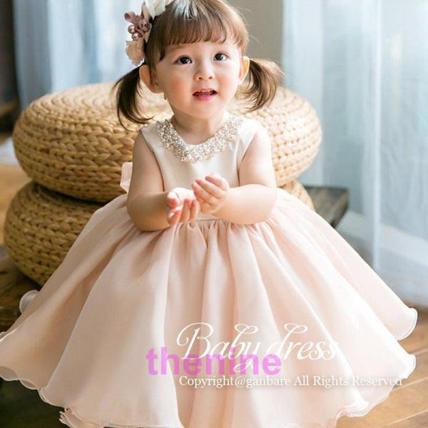 ベビー 女の子 姫様ドレス 子供服 春秋 pink 70-150cm 新品 韓国子供服 ジュニア ピ...
