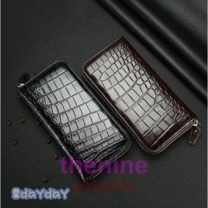レザージュエルズ LEATHER JEWELS 長財布 クロコダイル 本革 ラウンド