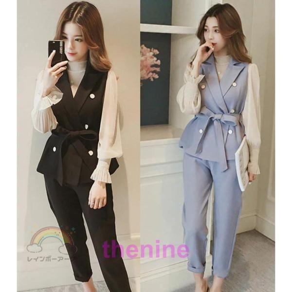 4XL パンツスーツ レディース おしゃれ 入学式 ママスーツ パンツ かっこいい セレモニースーツ...