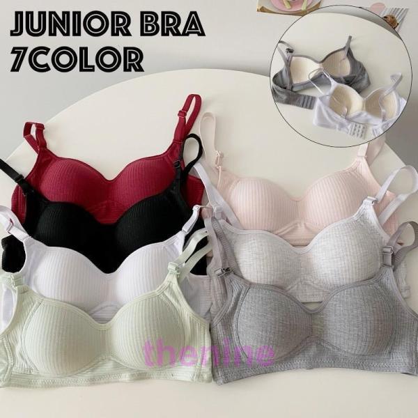 ジュニアブラ ファーストブラ スポーツブラ ジュニア キッズ ガールズ 女の子 ブラジャー ノンワイ...