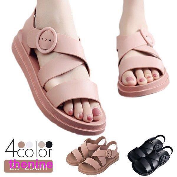 サンダル レディースシューズ 靴 スリッパ 厚底 ウェッジソール 履きやすい コンフォート サンダル...