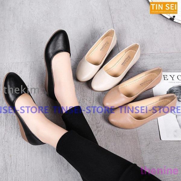 レディース スリッポン ぺたんこ ナースシューズ パンプス 無地 看護師 介護士 お母さん 婦人靴 ...