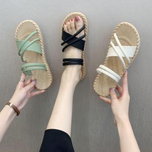 サンダル レディース 夏サンダル ペッタンコ サ...の商品画像