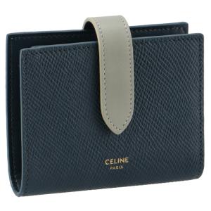 セリーヌ CELINE 財布 二つ折り スモール ストラップ ウォレット 二つ折り財布 10H26 3BRU 07PV