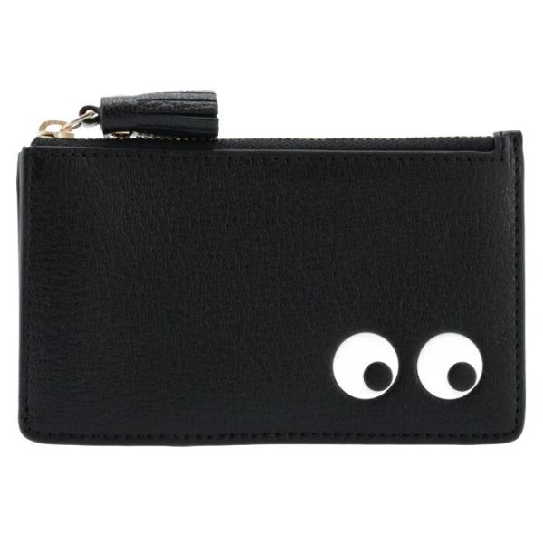 【並行輸入品】 ANYA HINDMARCH EYES カードホルダー＆コインケース ジップ付き財布...