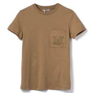 Max Mara Tシャツ 半袖 PAPAIA1 コットン クルーネック ジャージー ショートスリーブシャツ 2024年春夏新作 2411941032 0007｜asafezone