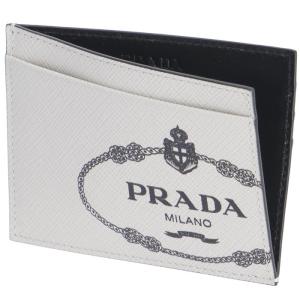 プラダ PRADA メンズ カードケース 名刺入れ サフィアーノプリント メンズ カードケース 2MC223 2MB8 N13｜asafezone