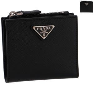 PRADA（プラダ） 二つ折り財布 SAFFIANO TRIANG サフィアーノ 2MO738