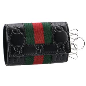 グッチ GUCCI グッチシマ New Web メンズ 6連キーケース 408828 CWCLN 1060｜asafezone