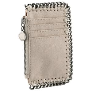 ステラマッカートニー STELLA MCCARTNEY カードホルダー&コインケース FALABELLA ジップ付き財布 422364 W9132 9012｜asafezone