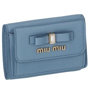 ミュウミュウ MIU MIU 財布 三つ折り ミニ財布 マドラス 三つ折り財布 5MH021 2D7A 637｜asafezone