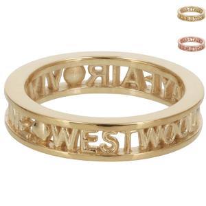 【並行輸入品】 ヴィヴィアン ウエストウッド VIVIENNE WESTWOOD リング WESTMINSTER 透かし彫り 4mm幅 ロゴ 指輪 2026年春夏新作 64040016 0019