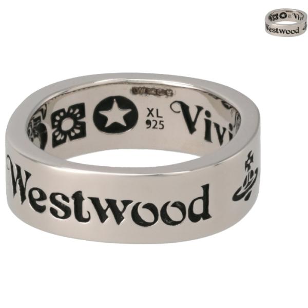 Vivienne Westwood リング TIZIANO 指輪 スクエア リサイクルシルバー 20...