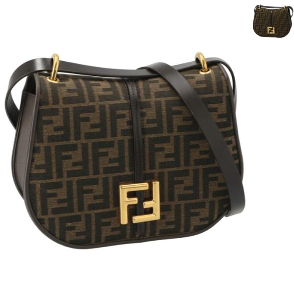 フェンディ FENDI ショルダーバッグ カモン ミディアム FFジャカード クロスボディバッグ 2...