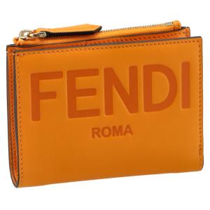 フェンディ FENDI 財布 二つ折り ミニ財布 FENDI ROMA 二つ折り財布 8M0447 AAYZ F1DZH｜asafezone