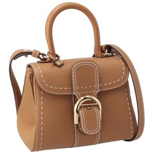 DELVAUX ブリヨン Brillant ミニ サーピケ ロデオカーフ ステッチ トップハンドル ショルダーバッグ 2024年春夏新作 AA0406 ADW0 ADNDO｜asafezone