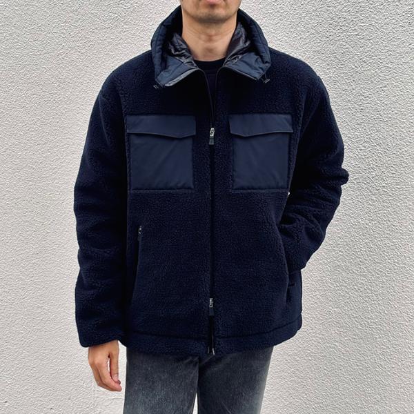 【並行輸入品】 HERNO メンズ ブルゾン Laminar ラミナー GORE-TEX CPOタイ...