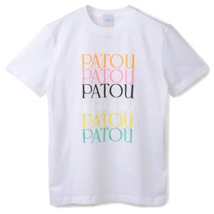 パトゥ PATOU Tシャツ パトゥ パトゥ ロゴ 半袖 オーガニックコットン ショートスリーブ JE1129999 0001 001W｜asafezone