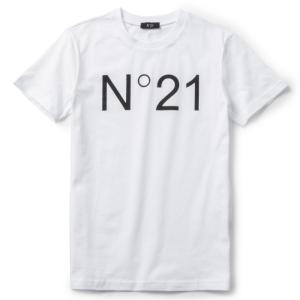 ヌメロ ヴェントゥーノ N°21 大人もOK キッズ Tシャツ ロゴプリント クルーネック スウェットシャツ N21173 N0153 0N100｜asafezone