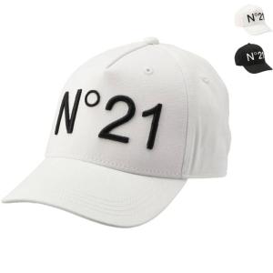 ヌメロ ヴェントゥーノ N°21 大人もOK キッズ キャップ ロゴ 帽子 LOGO-EMBROIDERED 2024年春夏新作 N2143F N0041｜asafezone