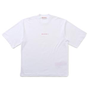 マルニ MARNI Tシャツ ロゴ 半袖 クルーネック ショートスリーブシャツ THJE0263P1 USCS87 L2W01【0505_5】｜asafezone