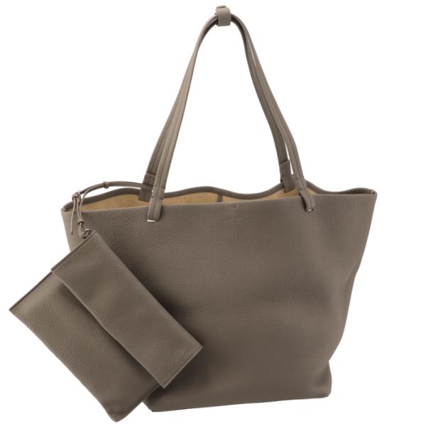 ザ ロウ THE ROW PARK TOTE THREE トートバッグ マットグレインレザー ポーチ...