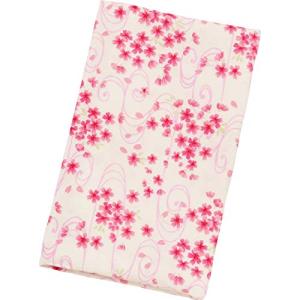 まつみ工芸 日本製 マスクケース 桜流水 白 21×12.5×0.5cm