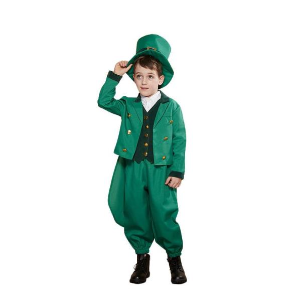 子供ハロウィン衣装子供 男の子 女の子 緑 セントパトリックスデーに変身 ハロウィン 衣装 キッズ ...
