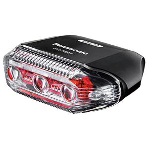 パナソニック(Panasonic) LEDスポーツかしこいテールライト 自転車 ブラック W74×D...